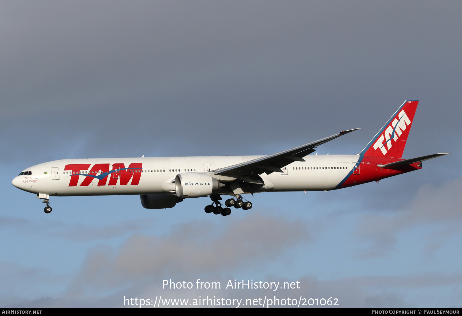 Aircraft Photo of PT-MUH | Boeing 777-32W/ER | TAM Linhas Aéreas | AirHistory.net #201062