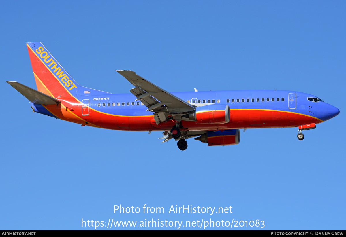 Aircraft Photo of N665WN | Boeing 737-3Y0 | Southwest Airlines | AirHistory.net #201083