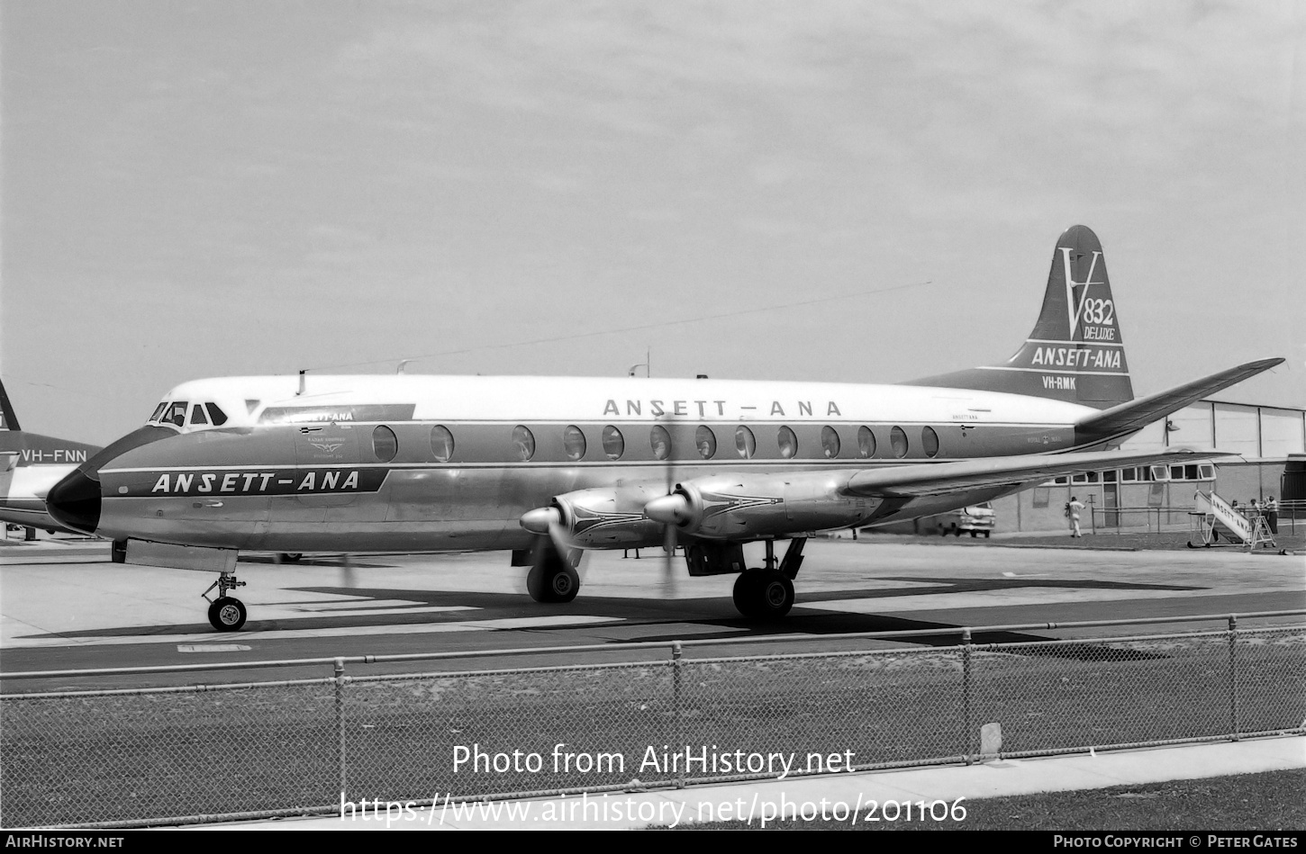 Aircraft Photo of VH-RMK | Vickers 812 Viscount | Ansett - ANA | AirHistory.net #201106