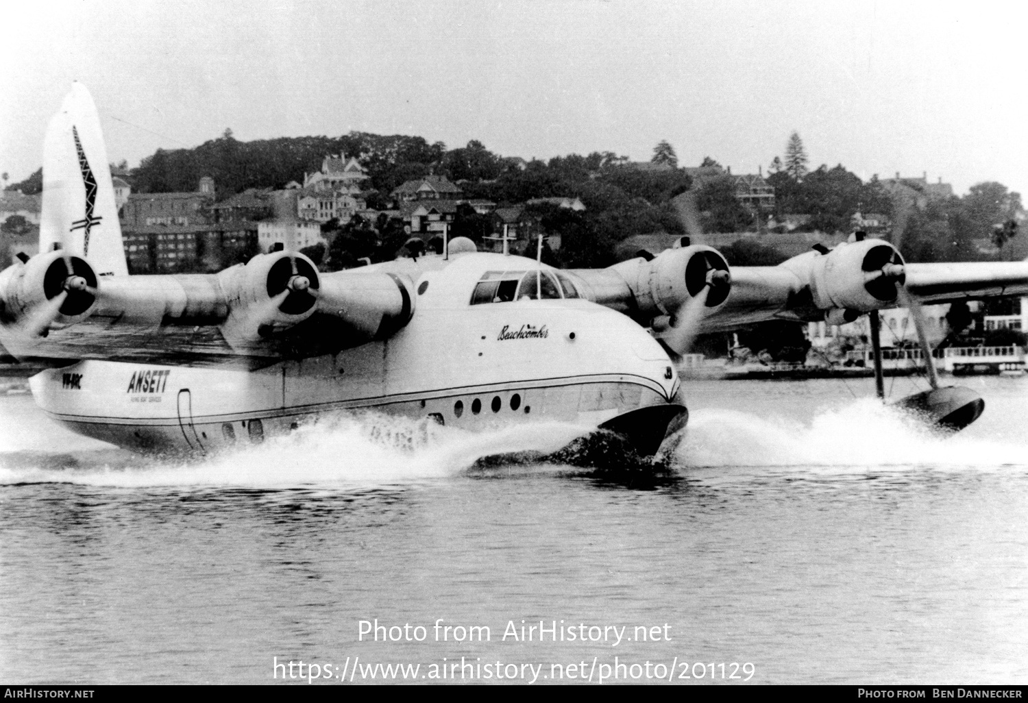 Aircraft Photo of VH-BRC | Short S-25 Sandringham 4 | Ansett Flying Boat Services | AirHistory.net #201129