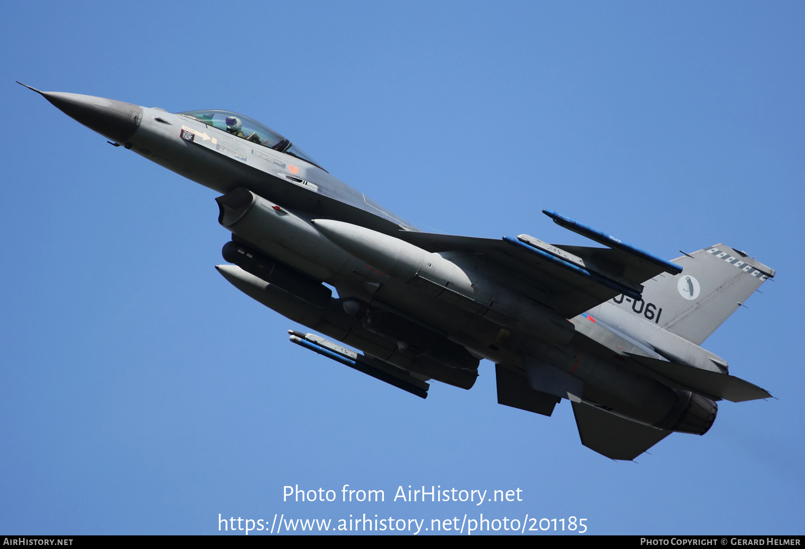 Aircraft Photo of J-061 | General Dynamics F-16AM Fighting Falcon | Netherlands - Air Force | AirHistory.net #201185