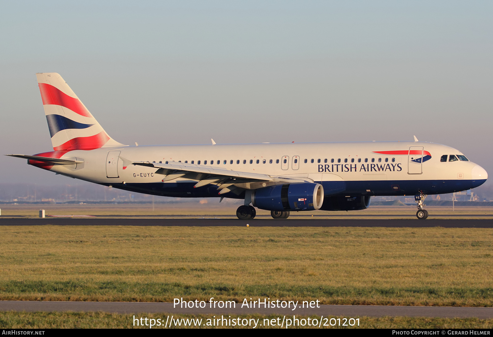 Aircraft Photo of G-EUYC | Airbus A320-232 | British Airways | AirHistory.net #201201