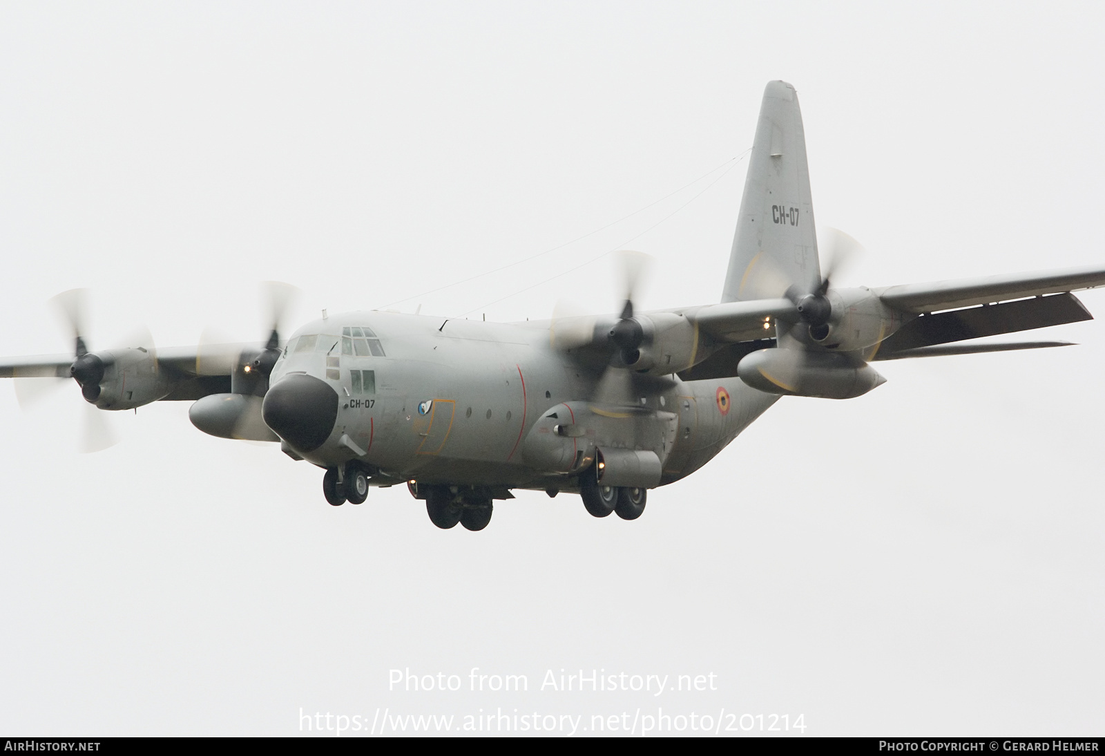 Aircraft Photo of CH-07 | Lockheed C-130H Hercules | Belgium - Air Force | AirHistory.net #201214