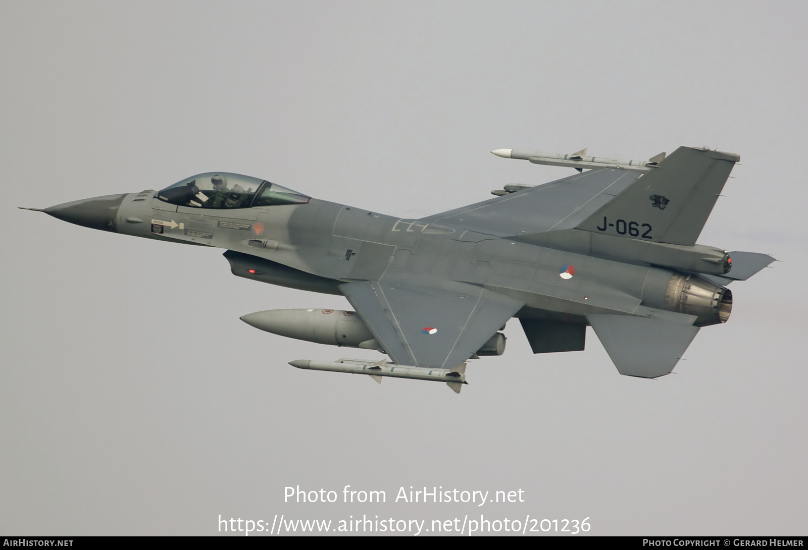 Aircraft Photo of J-062 | General Dynamics F-16AM Fighting Falcon | Netherlands - Air Force | AirHistory.net #201236