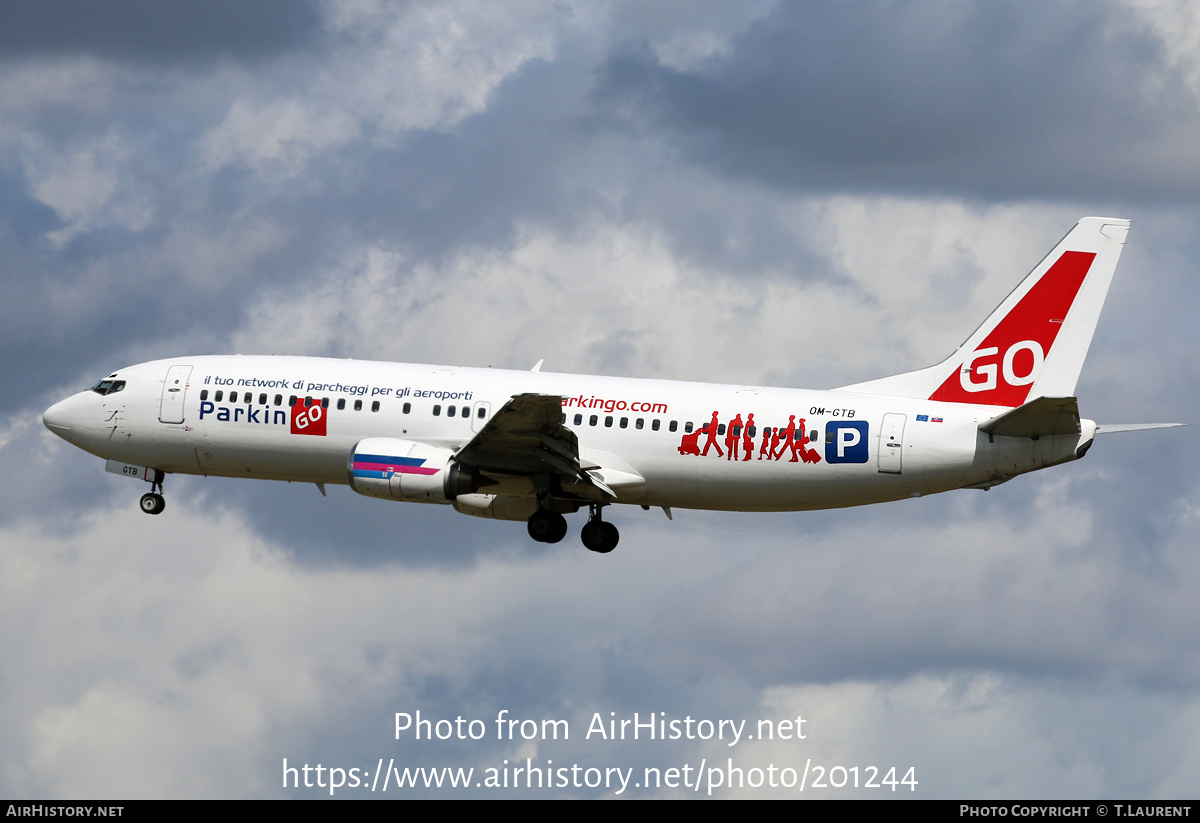 Aircraft Photo of OM-GTB | Boeing 737-49R | Go2Sky Airline | AirHistory.net #201244