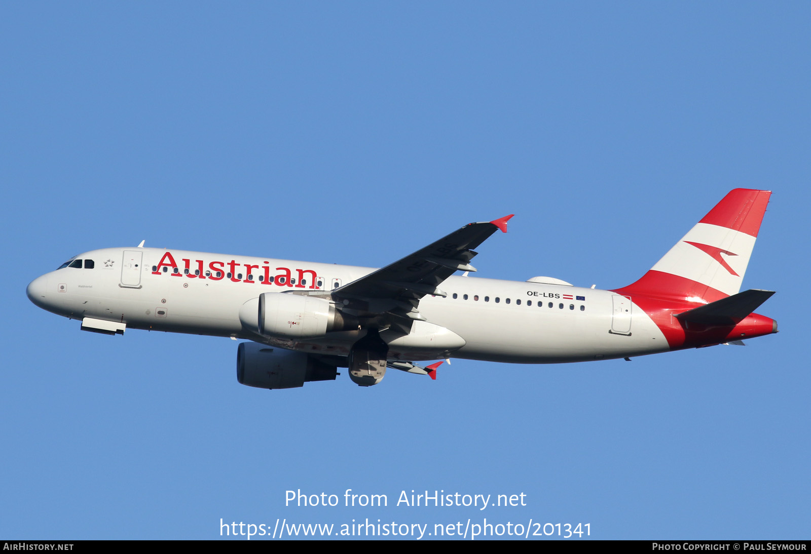 Aircraft Photo of OE-LBS | Airbus A320-214 | Austrian Airlines | AirHistory.net #201341