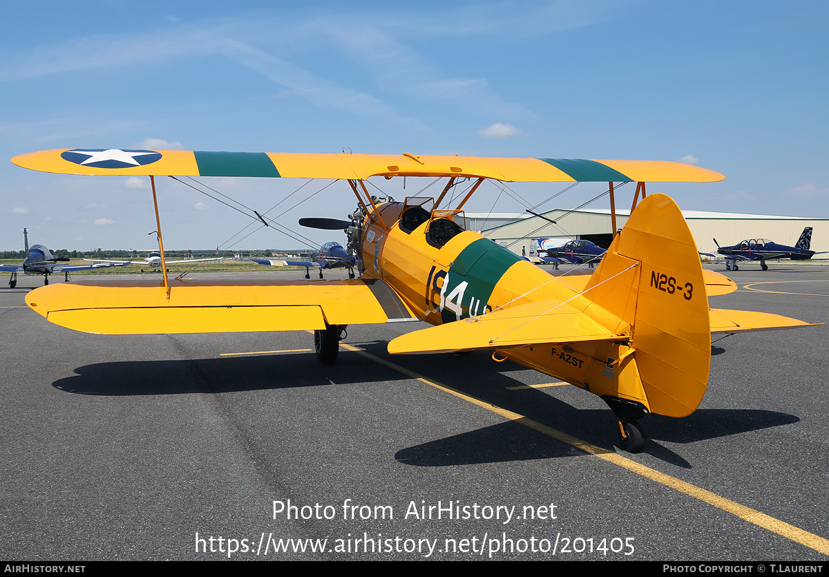 Aircraft Photo of F-AZST | Boeing PT-17/R755 Kaydet (A75N1) | USA - Navy | AirHistory.net #201405