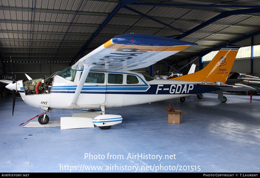 Aircraft Photo of F-GDAP | Cessna U206G Stationair 6 | IMAO Aerial Survey-Lidar | AirHistory.net #201515