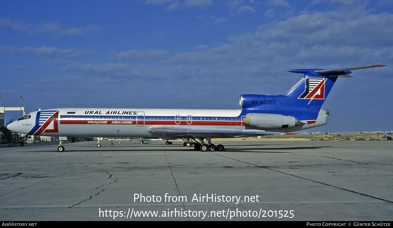 Aircraft Photo of RA-85357 | Tupolev Tu-154B-2 | Ural Airlines | AirHistory.net #201525