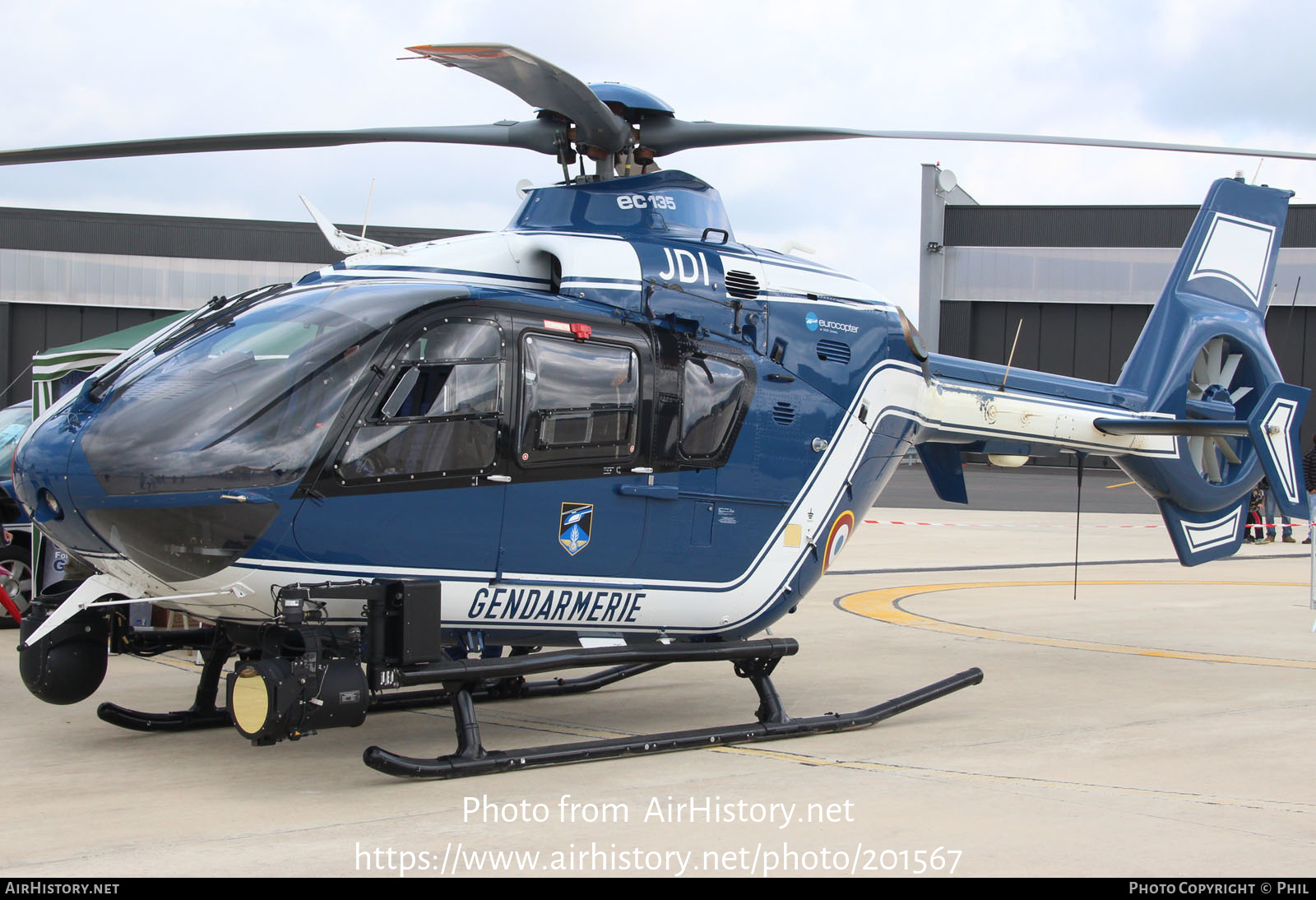 Aircraft Photo of 0797 | Eurocopter EC-135T-2+ | France - Gendarmerie | AirHistory.net #201567