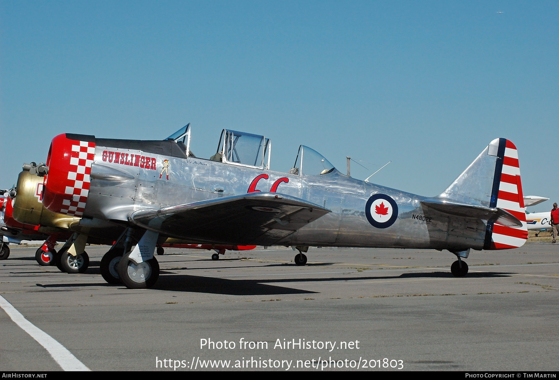 Aircraft Photo of N4802E | North American AT-16 Harvard II | Canada - Air Force | AirHistory.net #201803