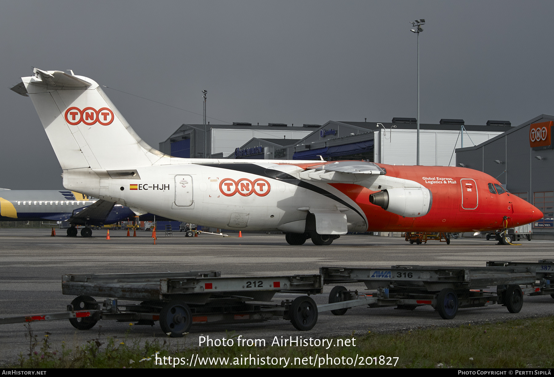 Aircraft Photo of EC-HJH | British Aerospace BAe-146-200QT Quiet Trader | TNT Airways | AirHistory.net #201827