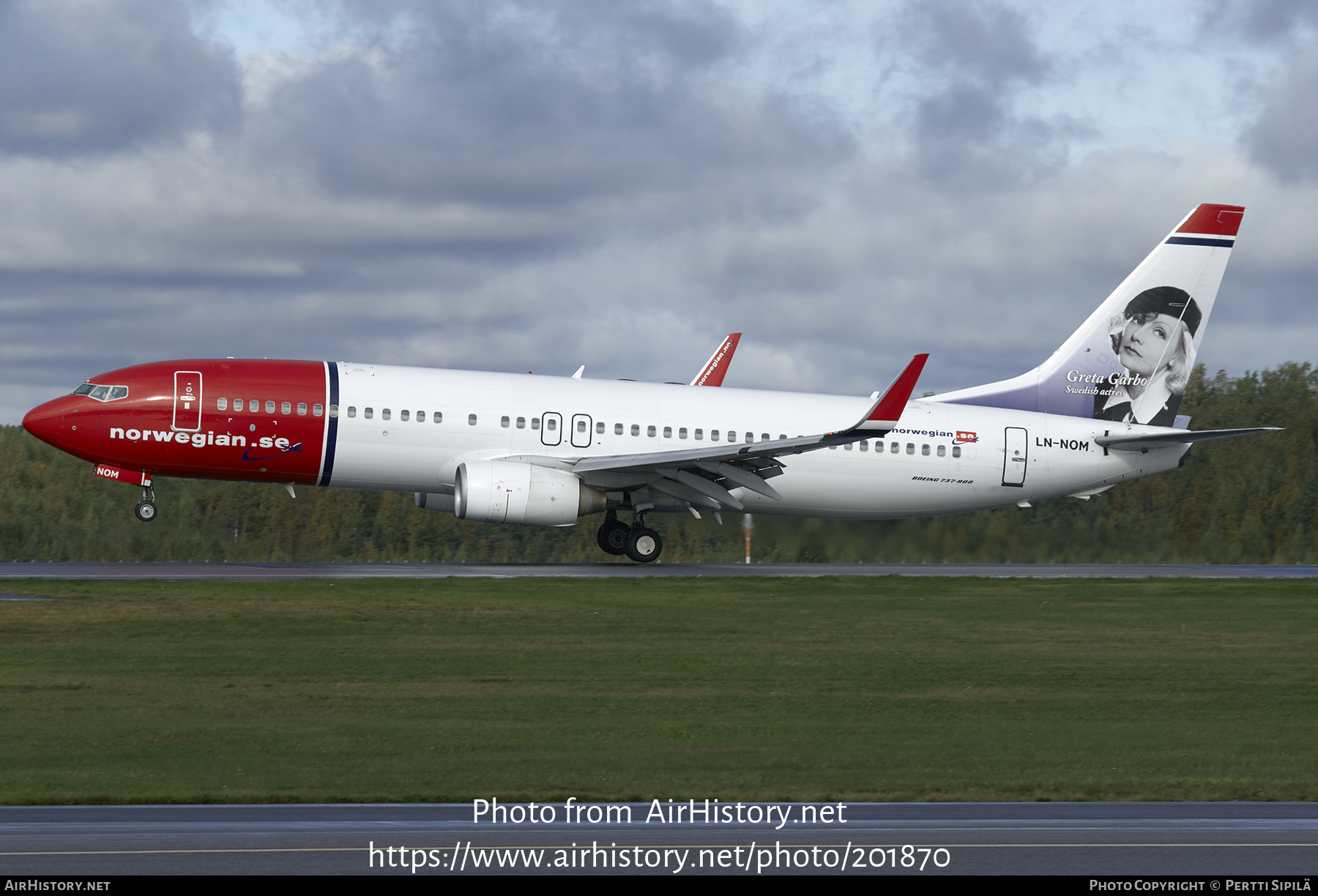 Aircraft Photo of LN-NOM | Boeing 737-86N | Norwegian | AirHistory.net #201870