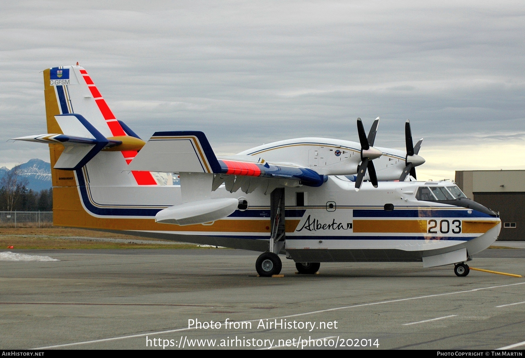 Aircraft Photo of C-GFSM | Canadair CL-215T (CL-215-6B11) | Alberta Government | AirHistory.net #202014