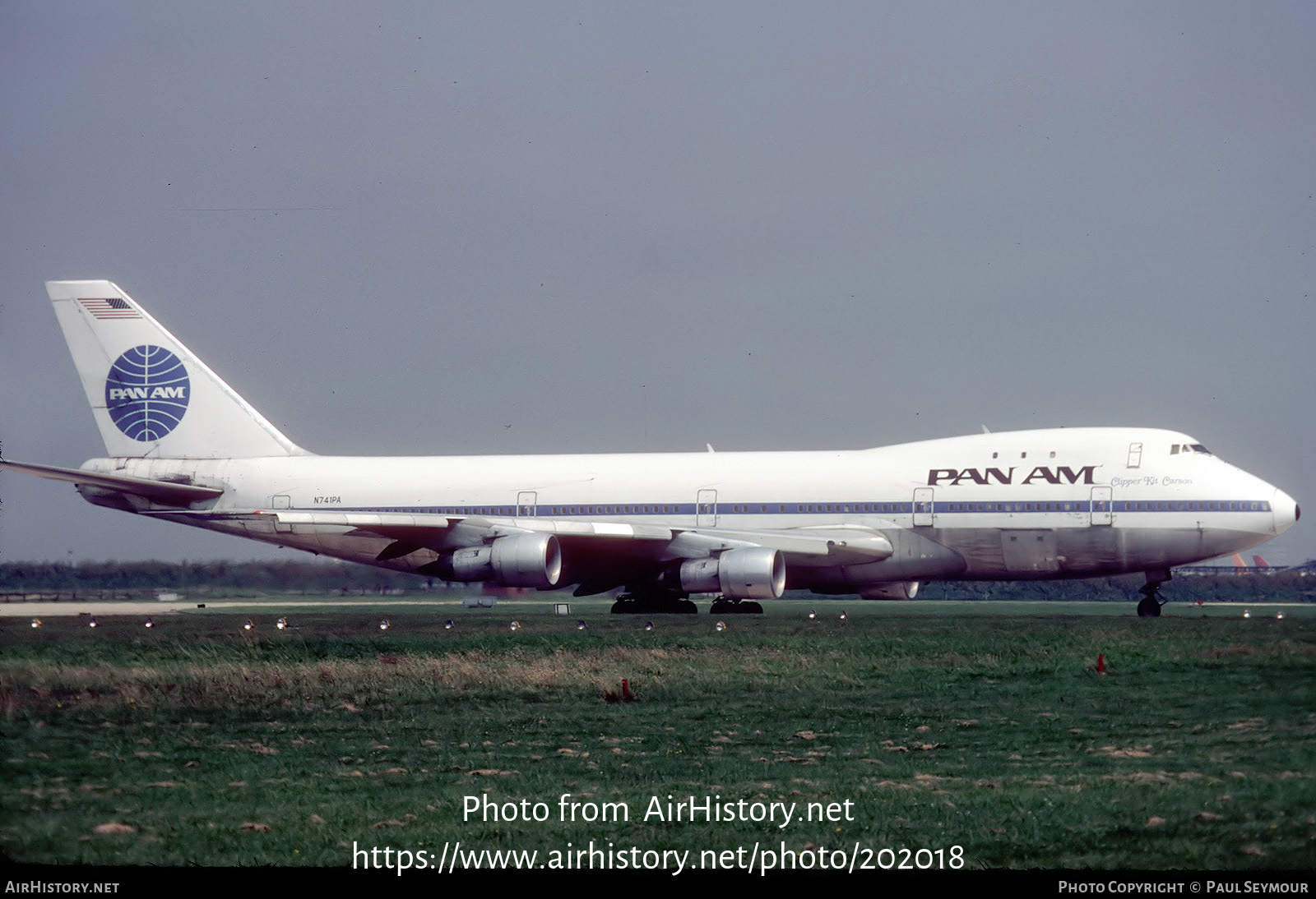 Aircraft Photo of N741PA | Boeing 747-121 | Pan American World Airways - Pan Am | AirHistory.net #202018