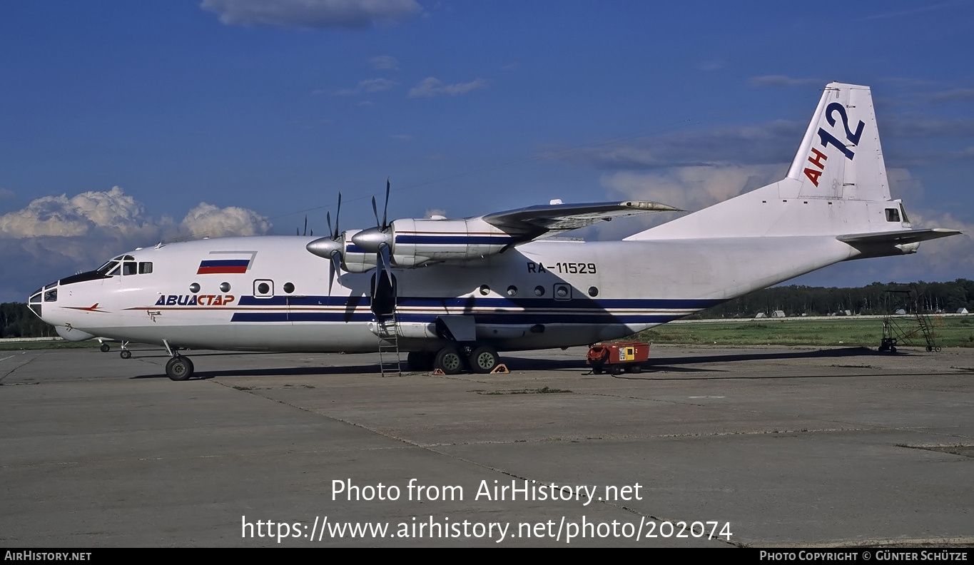 Aircraft Photo of RA-11529 | Antonov An-12BK | Aviastar | AirHistory.net #202074