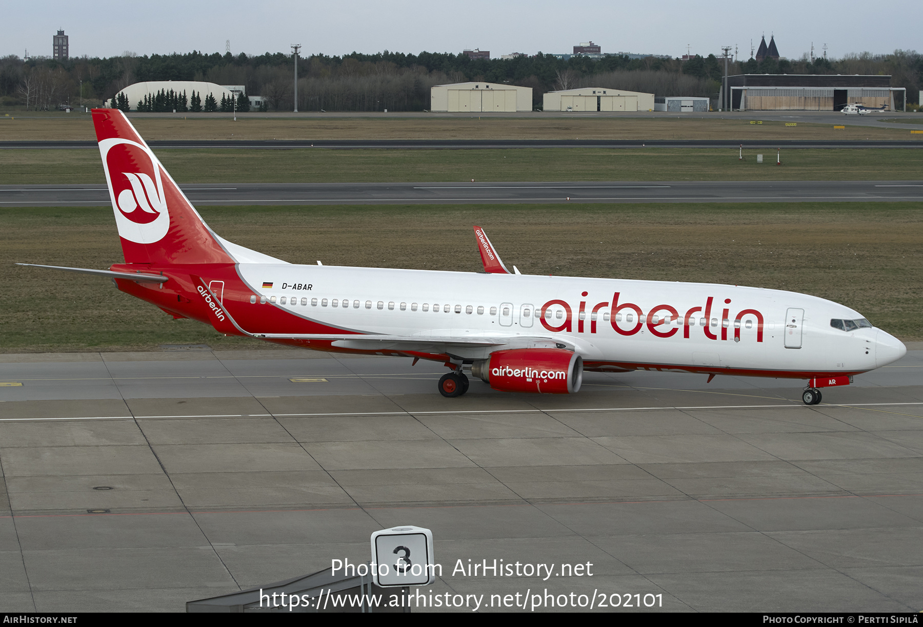 Aircraft Photo of D-ABAR | Boeing 737-86J | Air Berlin | AirHistory.net #202101