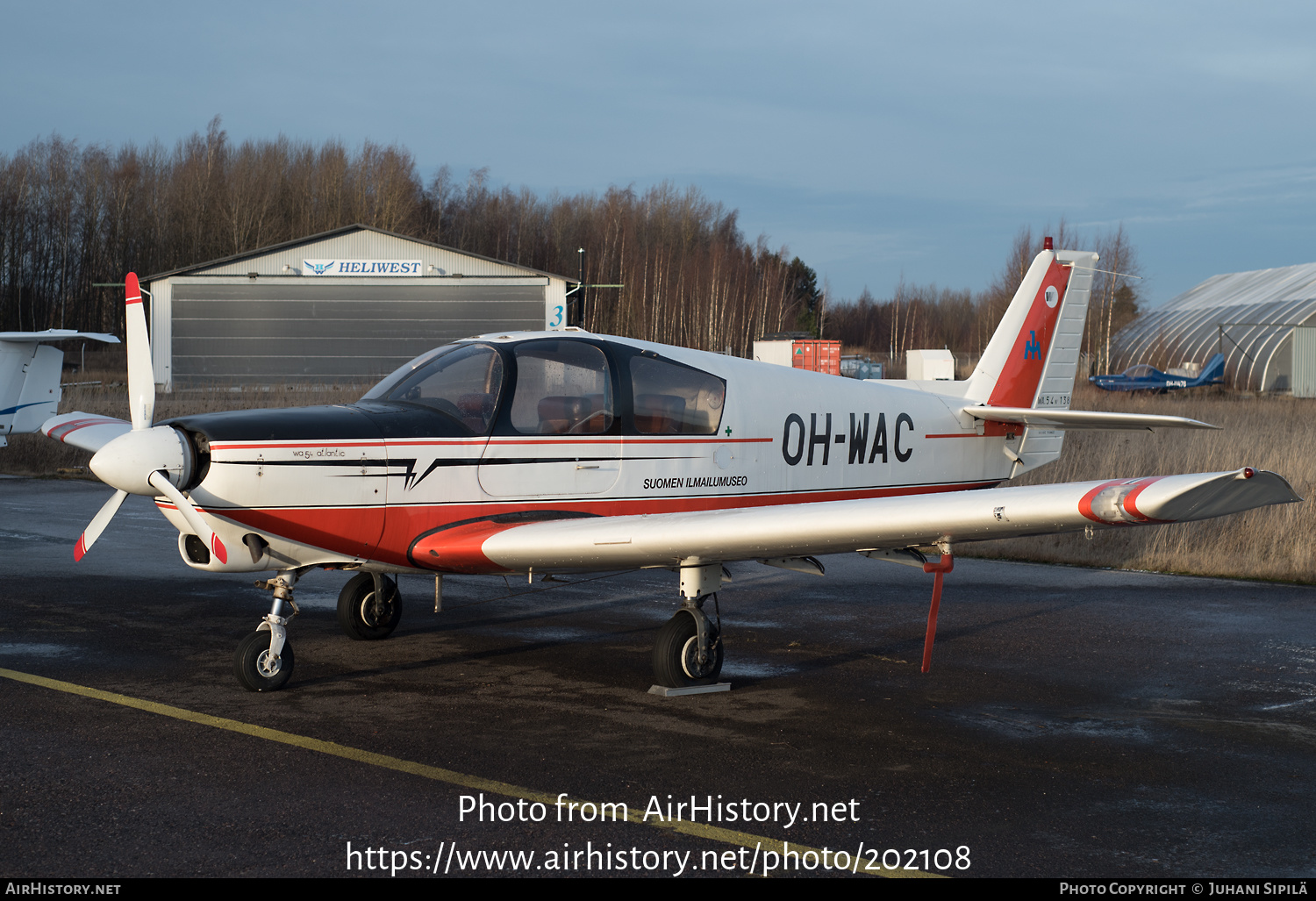 Aircraft Photo of OH-WAC | Wassmer WA-54 Atlantic | Suomen Ilmailumuseo | AirHistory.net #202108