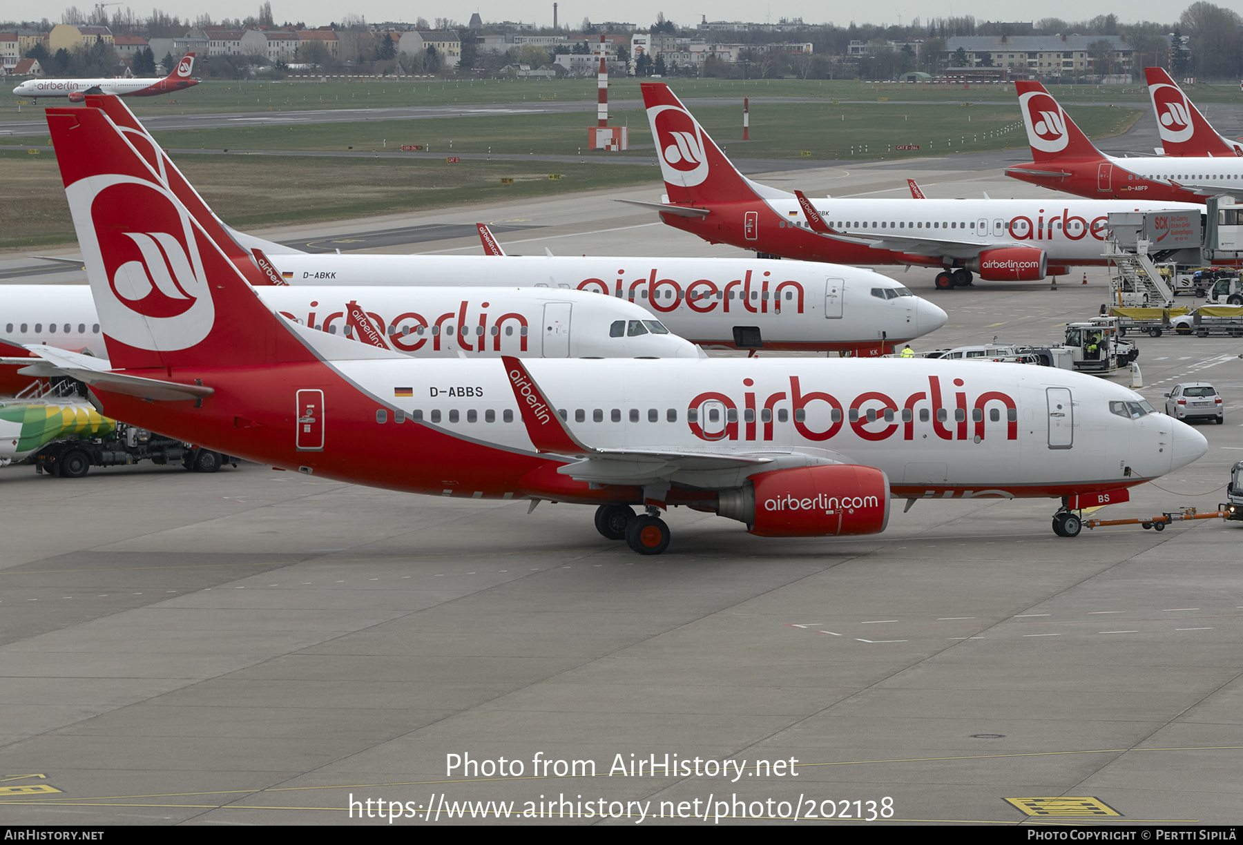 Aircraft Photo of D-ABBS | Boeing 737-76N | Air Berlin | AirHistory.net #202138