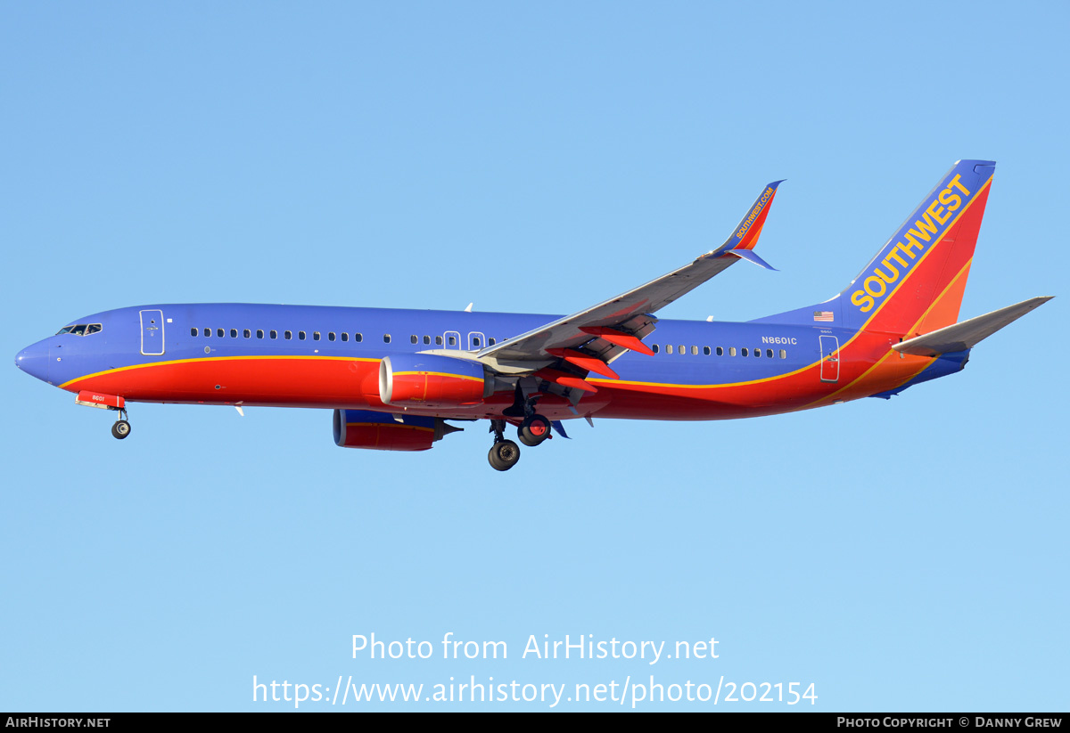 Aircraft Photo of N8601C | Boeing 737-8H4 | Southwest Airlines | AirHistory.net #202154