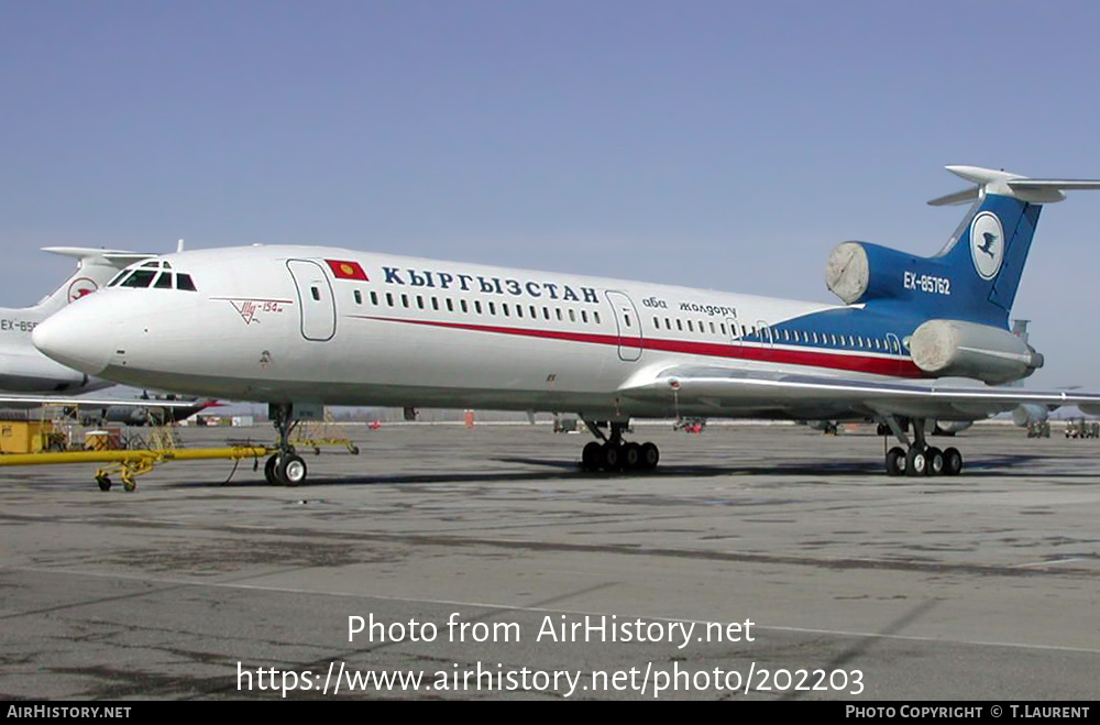 Aircraft Photo of EX-85762 | Tupolev Tu-154M | Kyrgyzstan Airlines | AirHistory.net #202203