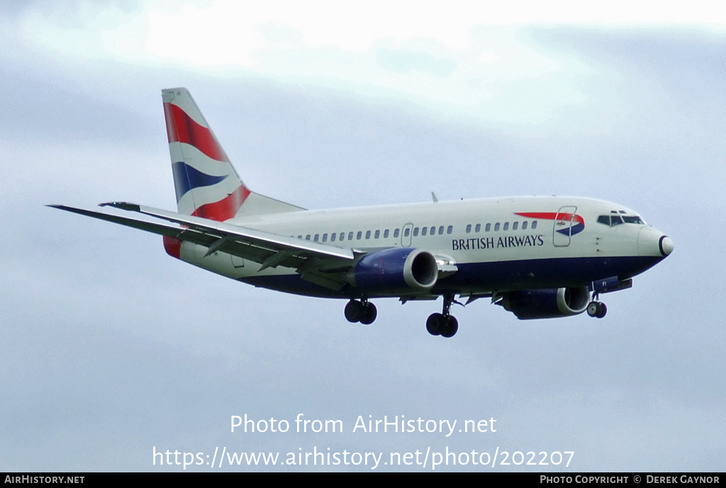 Aircraft Photo of G-GFFI | Boeing 737-528 | British Airways | AirHistory.net #202207