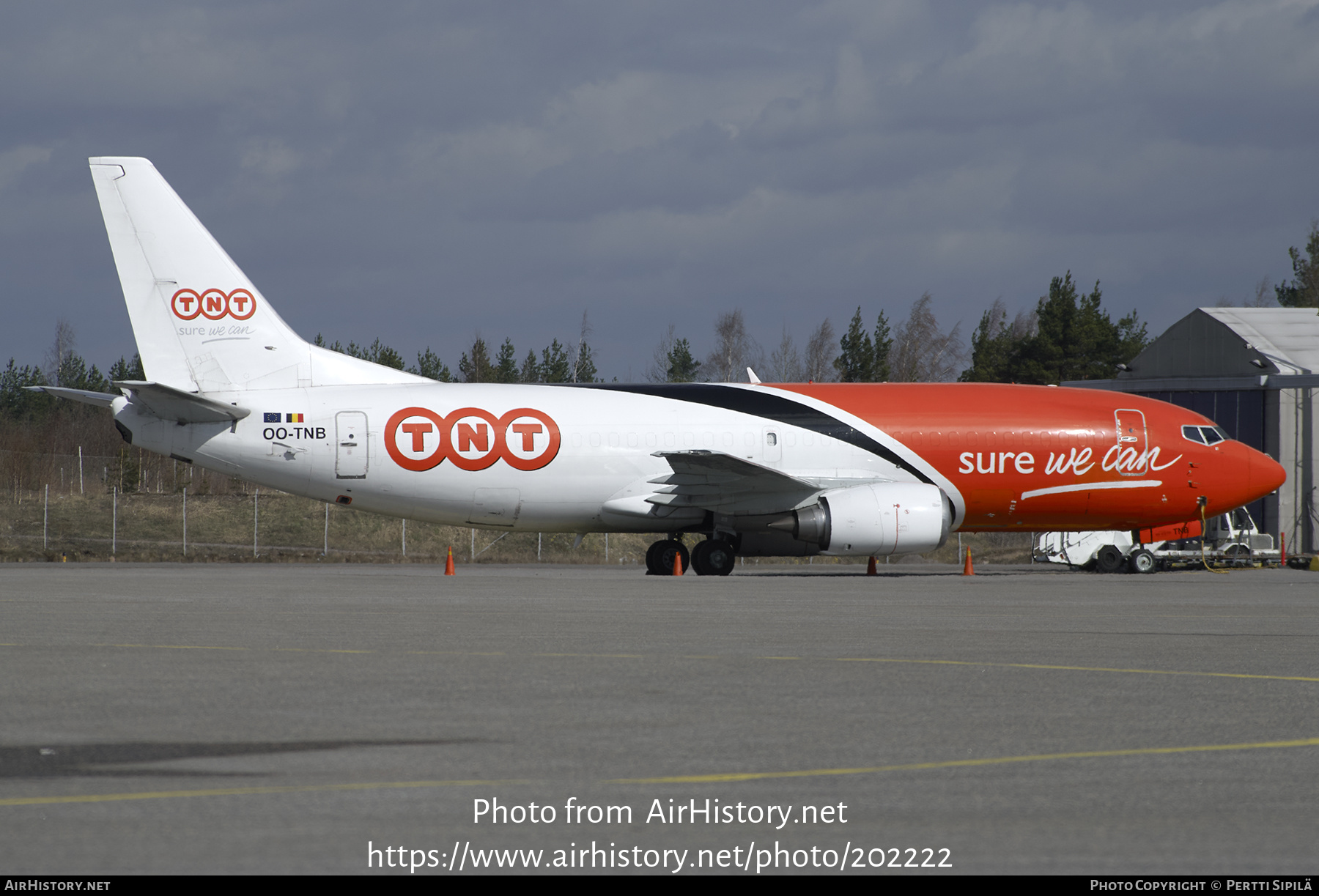 Aircraft Photo of OO-TNB | Boeing 737-3T0(SF) | TNT Airways | AirHistory.net #202222