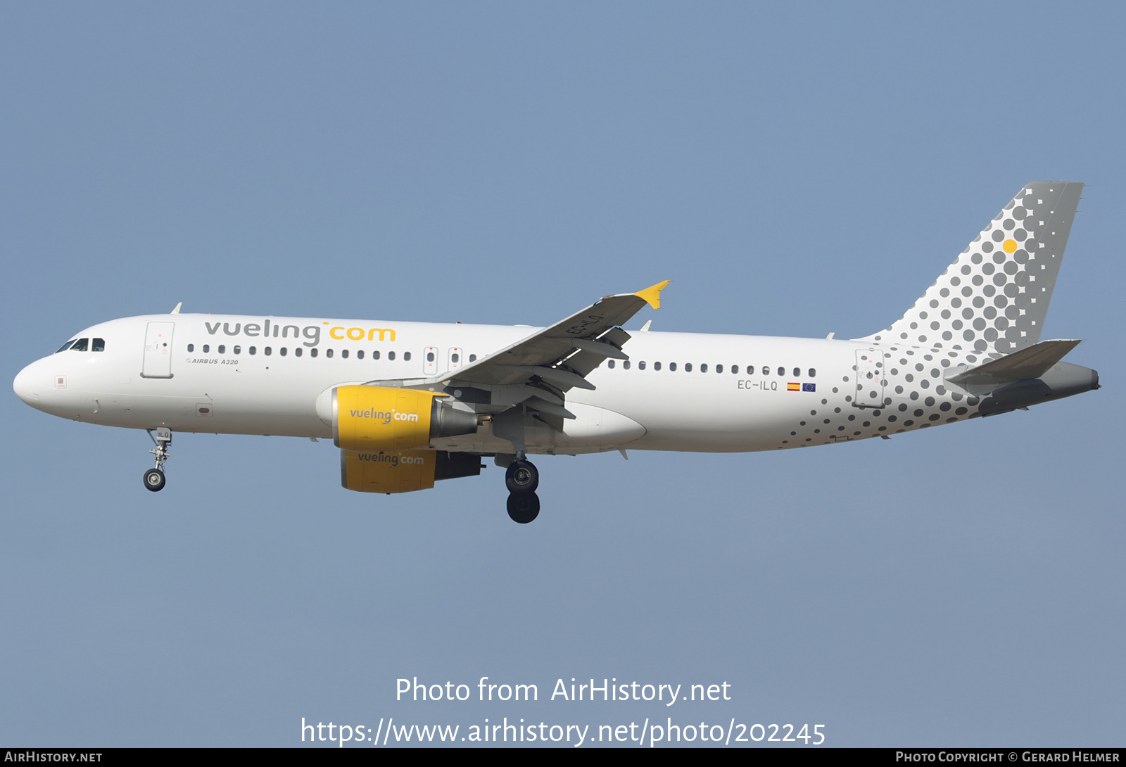 Aircraft Photo of EC-ILQ | Airbus A320-214 | Vueling Airlines | AirHistory.net #202245