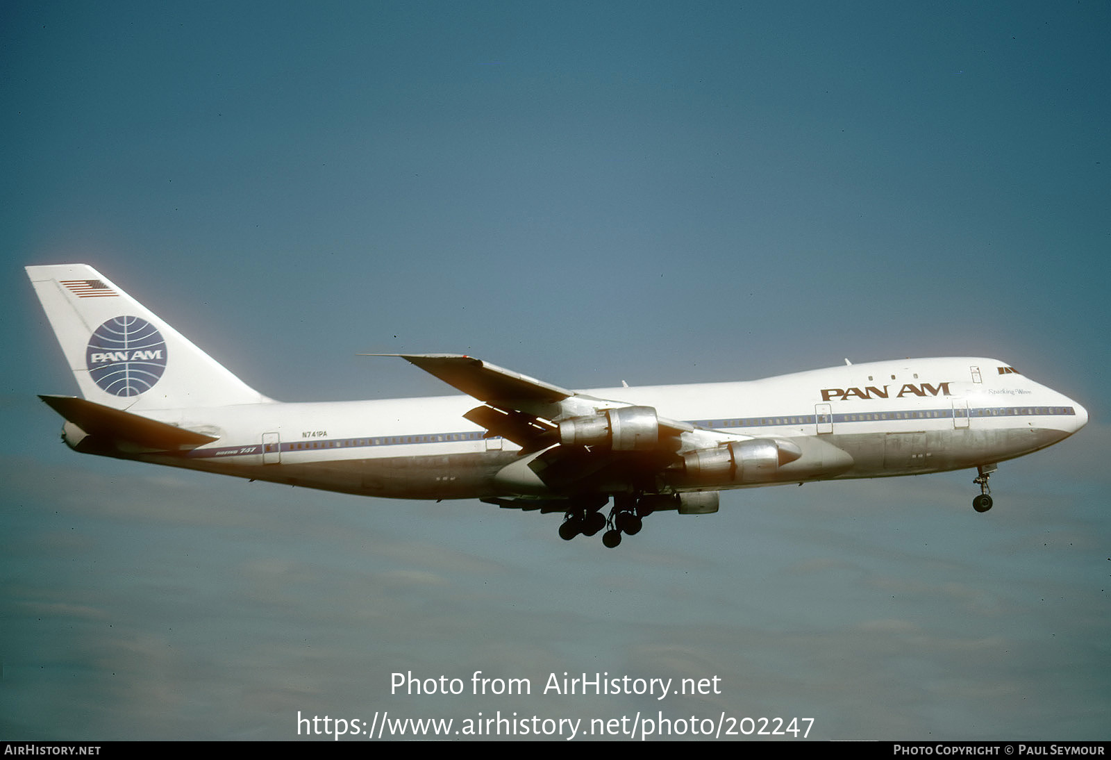 Aircraft Photo of N741PA | Boeing 747-121 | Pan American World Airways - Pan Am | AirHistory.net #202247