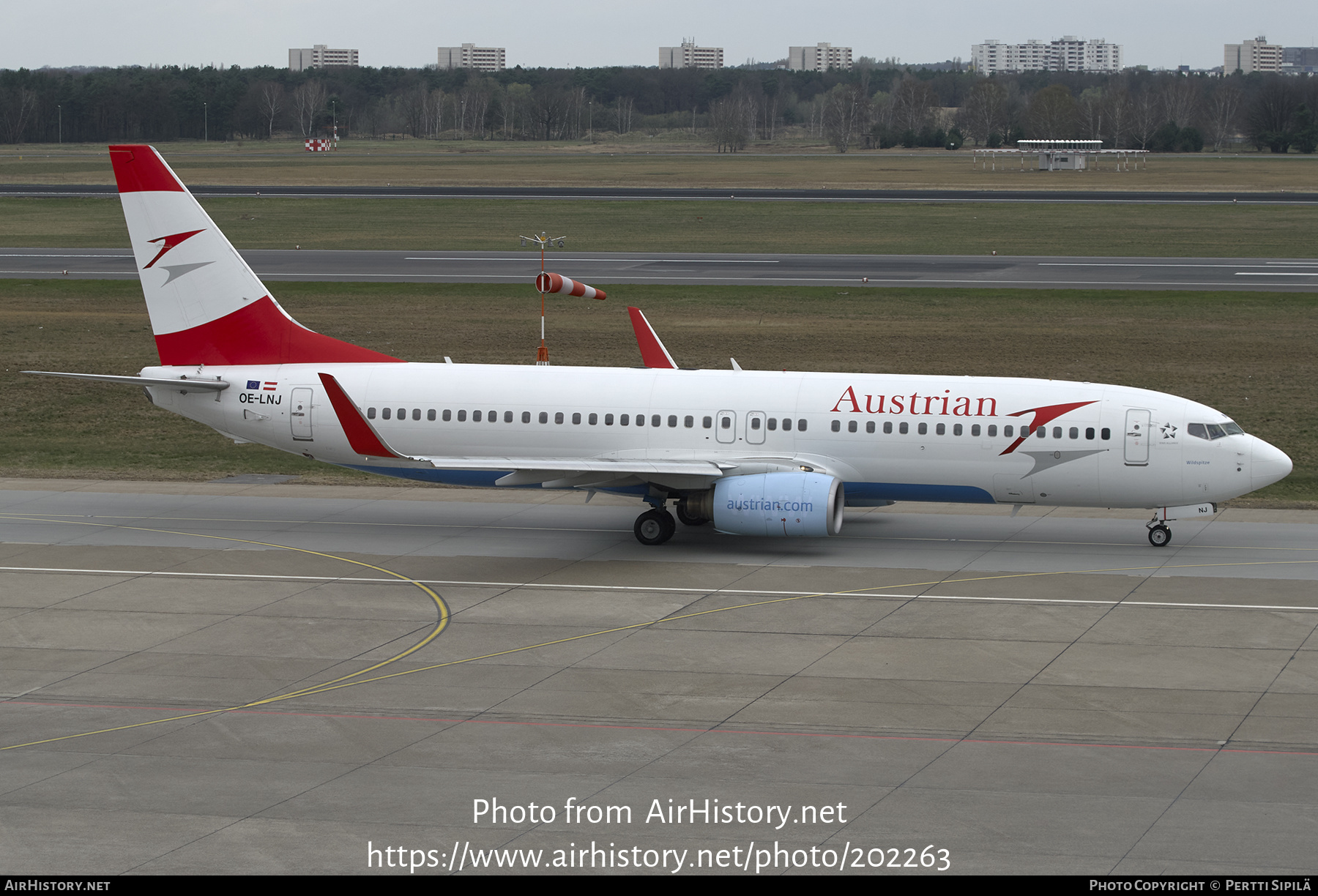 Aircraft Photo of OE-LNJ | Boeing 737-8Z9 | Austrian Airlines | AirHistory.net #202263