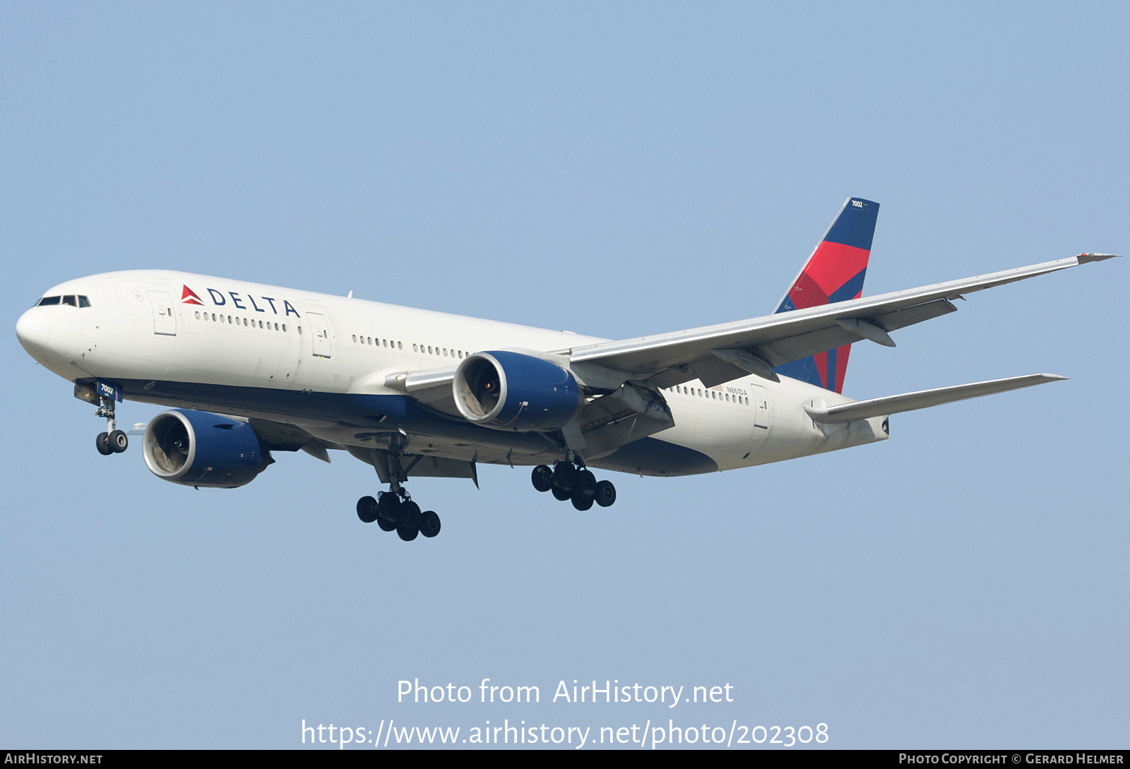 Aircraft Photo of N861DA | Boeing 777-232/ER | Delta Air Lines | AirHistory.net #202308