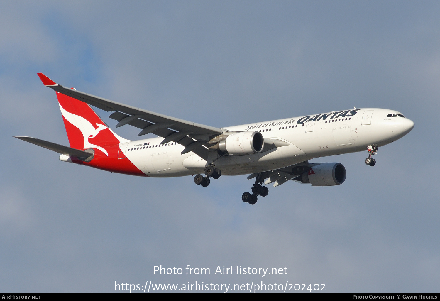 Aircraft Photo of VH-EBG | Airbus A330-203 | Qantas | AirHistory.net #202402