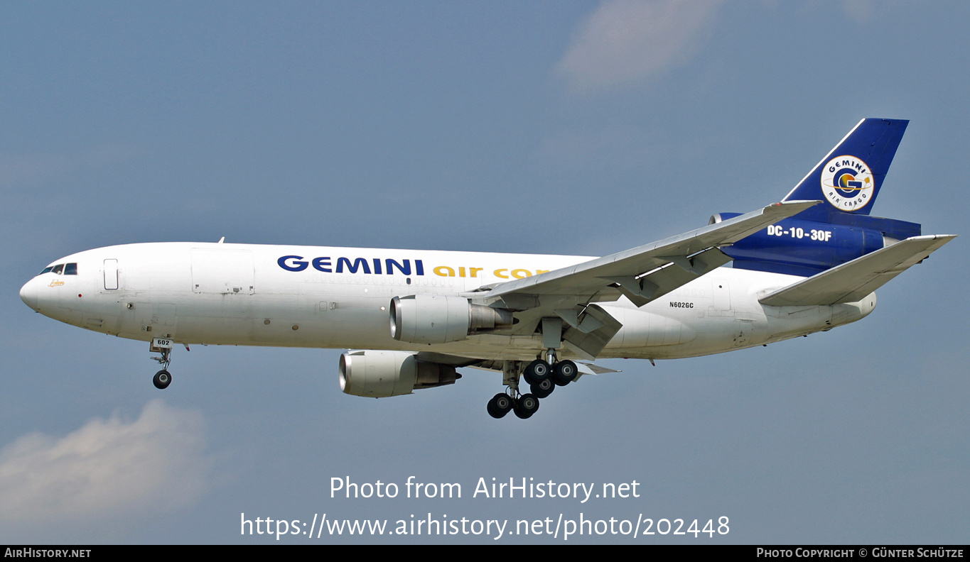 Aircraft Photo of N602GC | McDonnell Douglas DC-10-30(F) | Gemini Air Cargo | AirHistory.net #202448