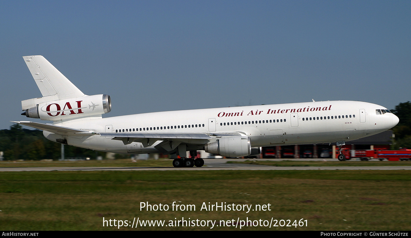 Aircraft Photo of N540AX | McDonnell Douglas DC-10-30 | Omni Air International - OAI | AirHistory.net #202461