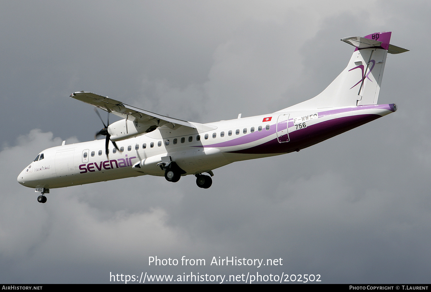 Aircraft Photo of F-WWEQ | ATR ATR-72-500 (ATR-72-212A) | Sevenair | AirHistory.net #202502