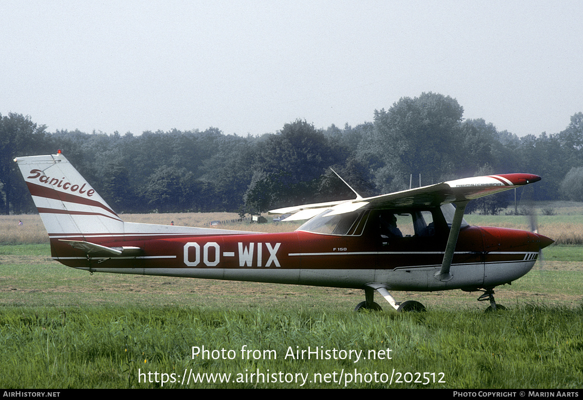 Aircraft Photo of OO-WIX | Reims F150L | Aeroclub Sanicole | AirHistory.net #202512