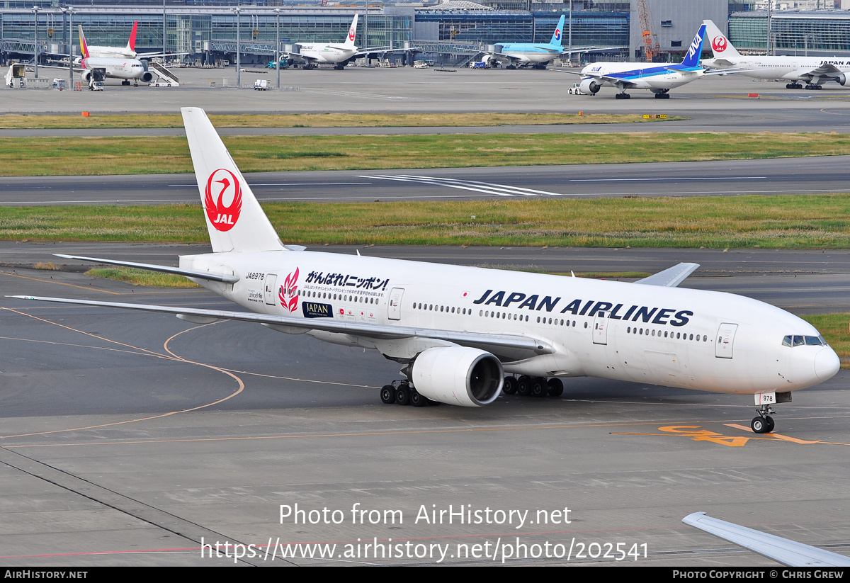 Aircraft Photo of JA8978 | Boeing 777-289 | Japan Airlines - JAL | AirHistory.net #202541