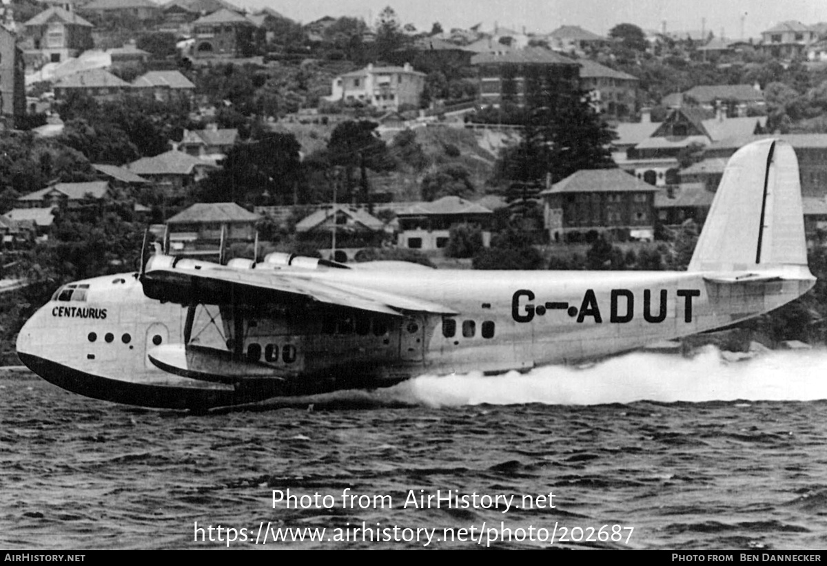 Aircraft Photo of G-ADUT | Short S-23 Empire | Imperial Airways | AirHistory.net #202687