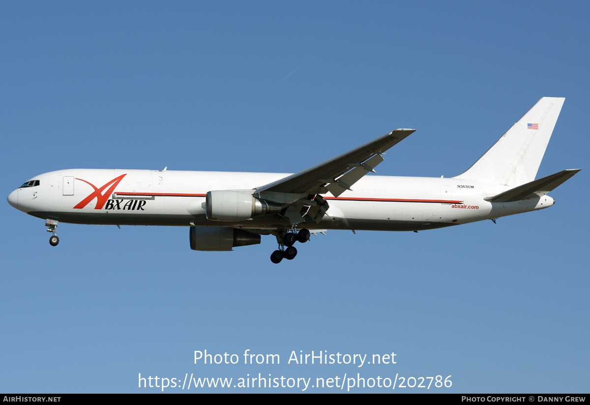 Aircraft Photo of N363CM | Boeing 767-338/ER(BDSF) | ABX Air | AirHistory.net #202786