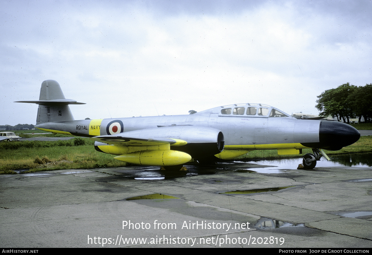 Aircraft Photo of WD785 | Gloster Meteor TT20 | UK - Navy | AirHistory.net #202819