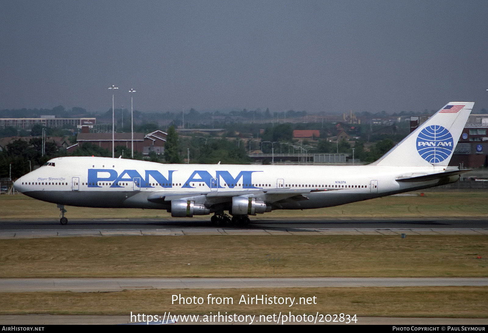 Aircraft Photo of N742PA | Boeing 747-121 | Pan American World Airways - Pan Am | AirHistory.net #202834