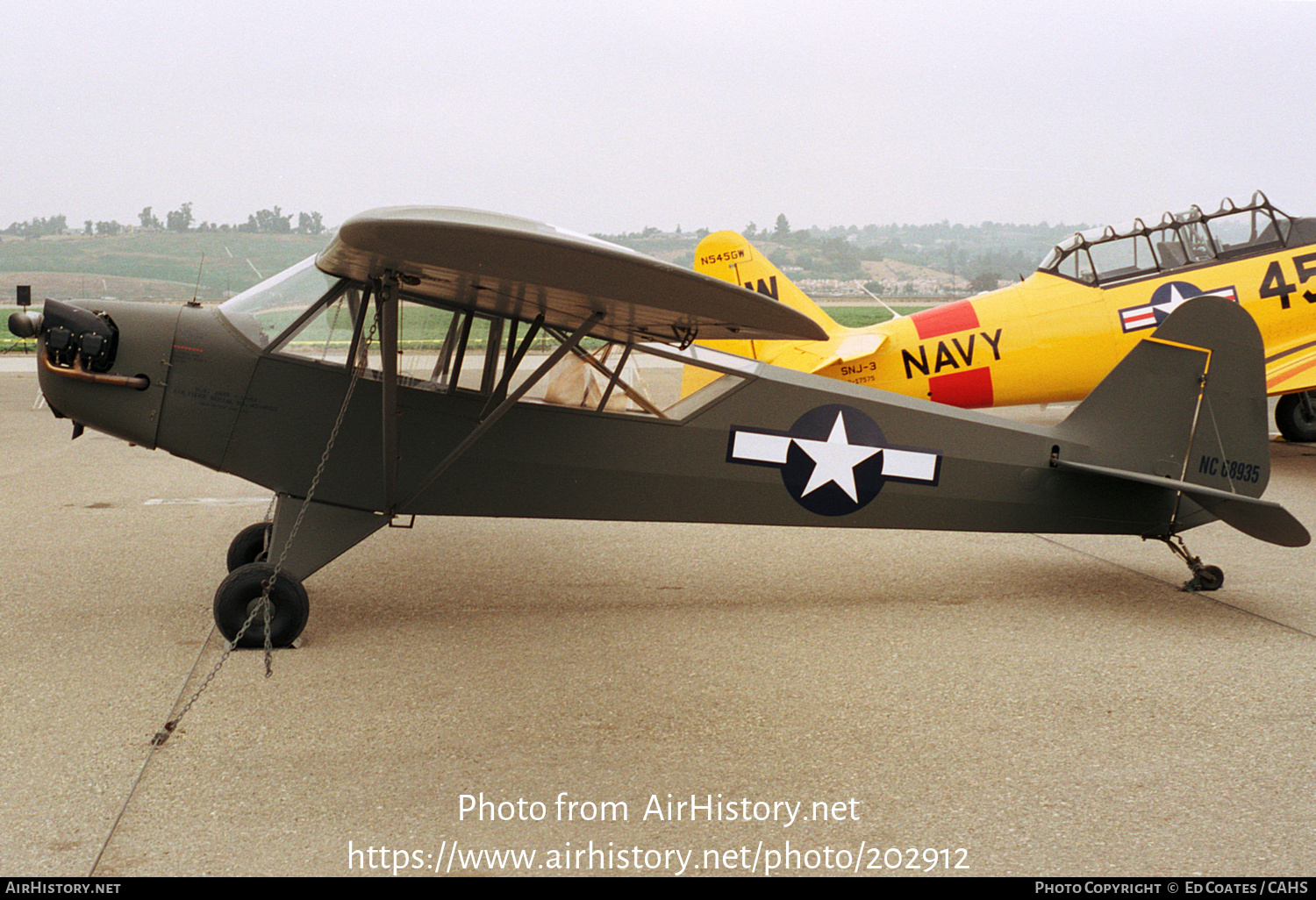 Aircraft Photo of N68935 | Piper L-4J Cub (J-3C-65D) | AirHistory.net #202912