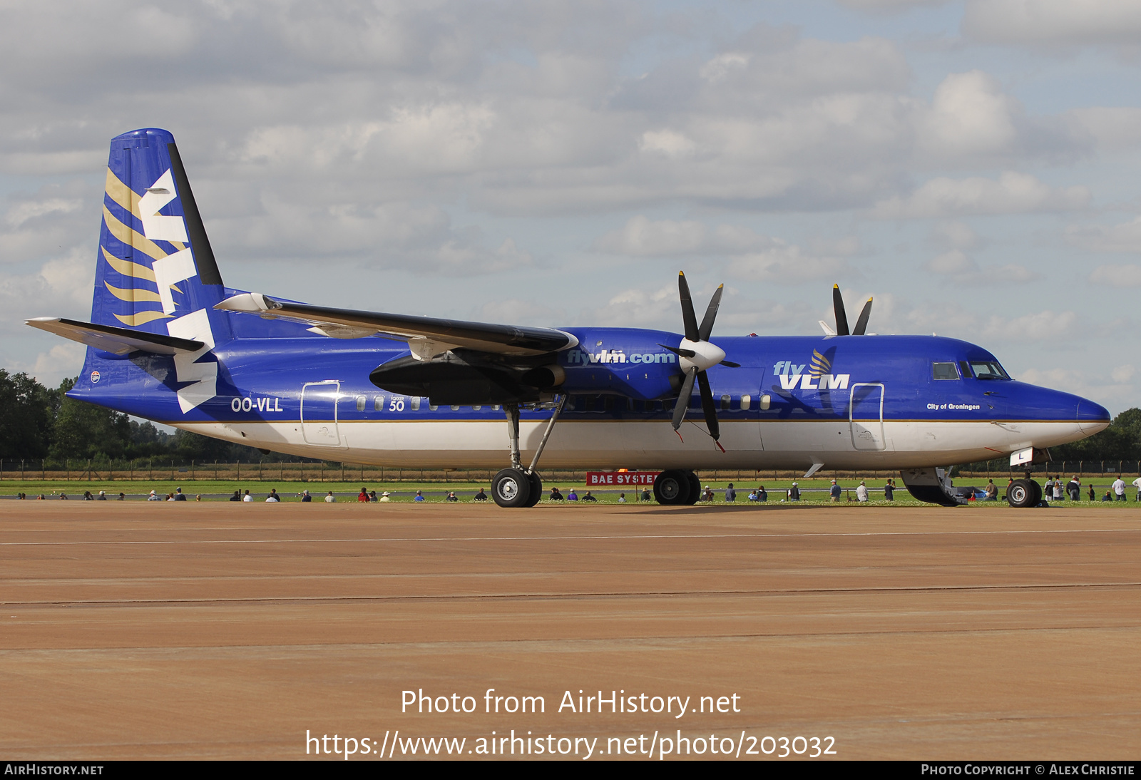 Aircraft Photo of OO-VLL | Fokker 50 | VLM Airlines | AirHistory.net #203032