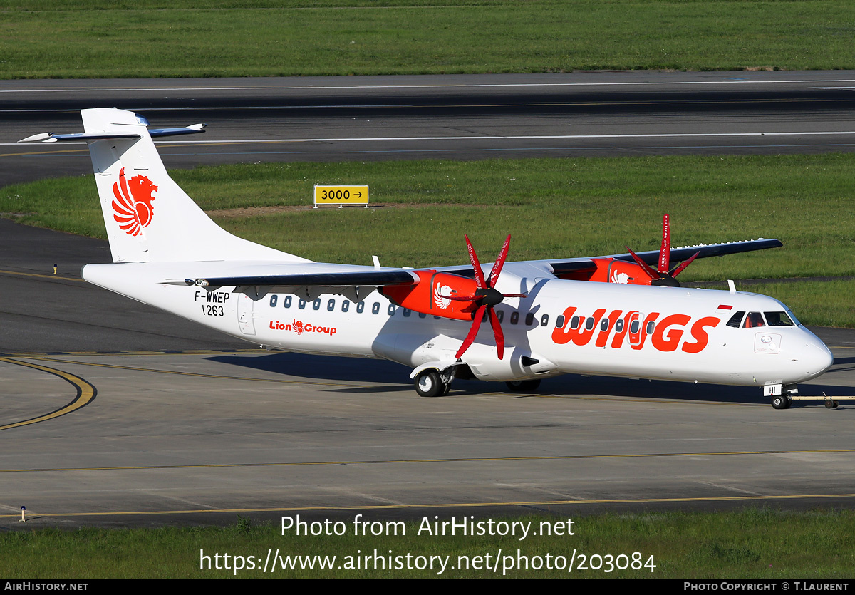 Aircraft Photo of F-WWEP | ATR ATR-72-600 (ATR-72-212A) | Wings Air | AirHistory.net #203084