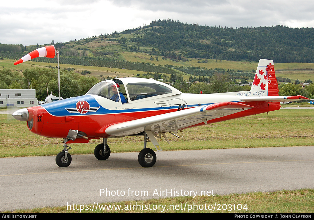 Aircraft Photo of C-GTZV | Ryan Navion | Fraser Blues Formation Team | AirHistory.net #203104