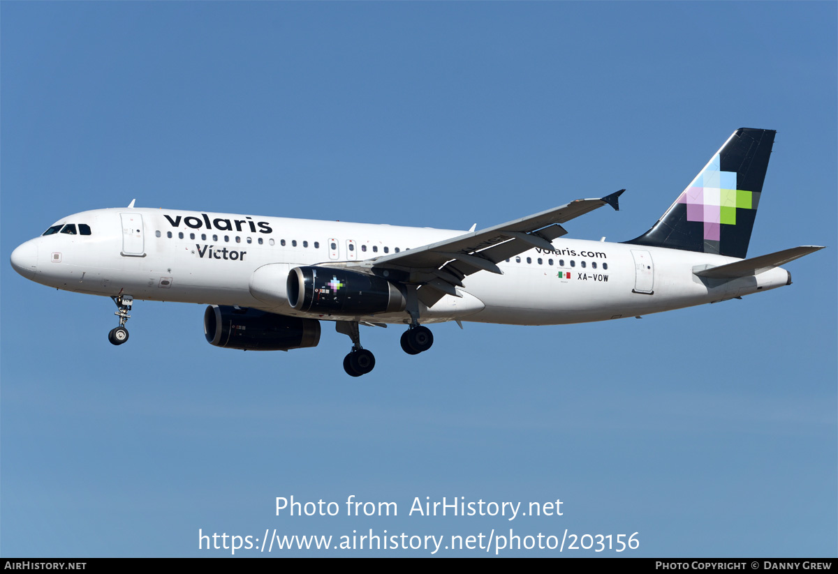 Aircraft Photo of XA-VOW | Airbus A320-233 | Volaris | AirHistory.net #203156