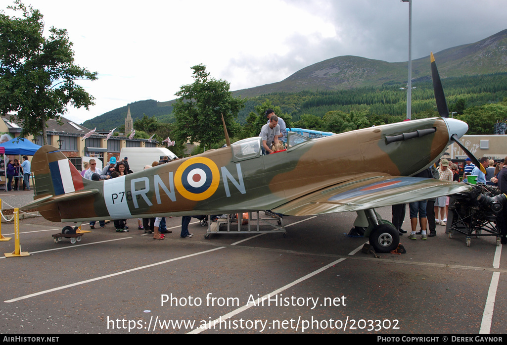 Aircraft Photo of P7893 | Supermarine 329 Spitfire Mk2A (Replica) | UK - Air Force | AirHistory.net #203302