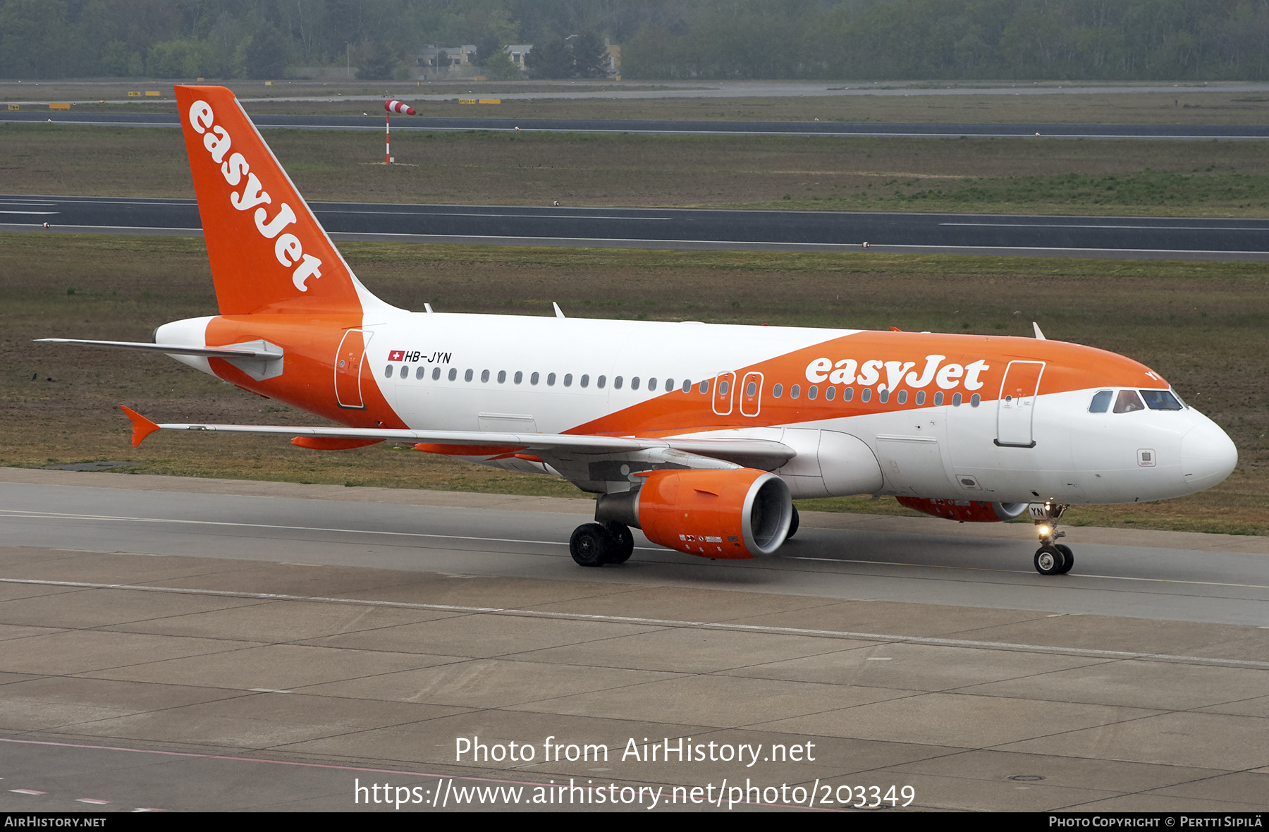 Aircraft Photo of HB-JYN | Airbus A319-111 | EasyJet | AirHistory.net #203349