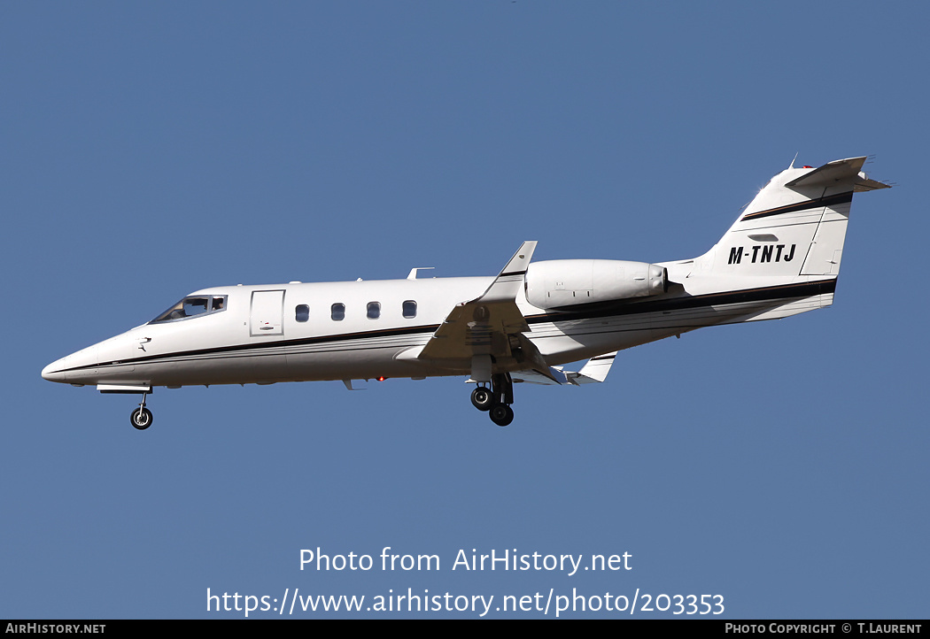 Aircraft Photo of M-TNTJ | Gates Learjet 55ER | AirHistory.net #203353