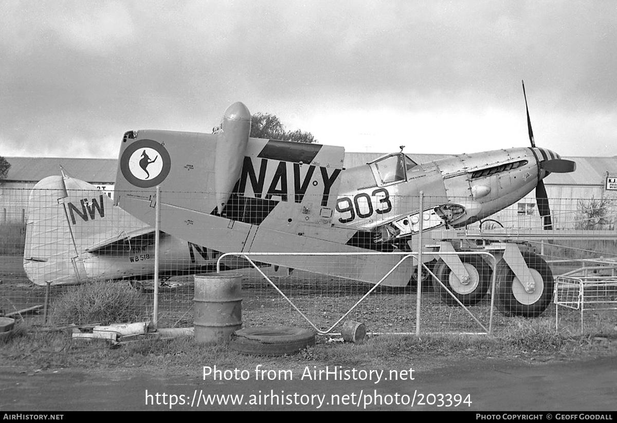 Aircraft Photo of WB518 | Fairey Firefly AS5 | Australia - Navy | AirHistory.net #203394